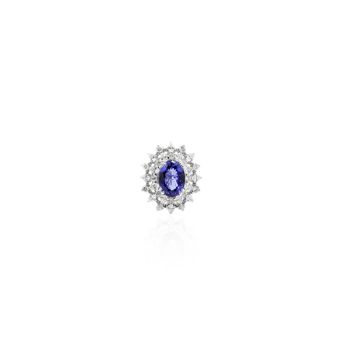 Amadeo Blue Sapphire and Diamond Ring