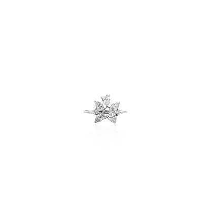 Agata Sparkling Cluster Diamond Ring