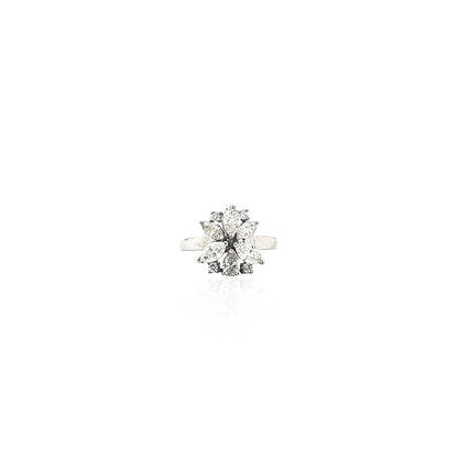 Abree Sparkling Cluster Diamond Ring