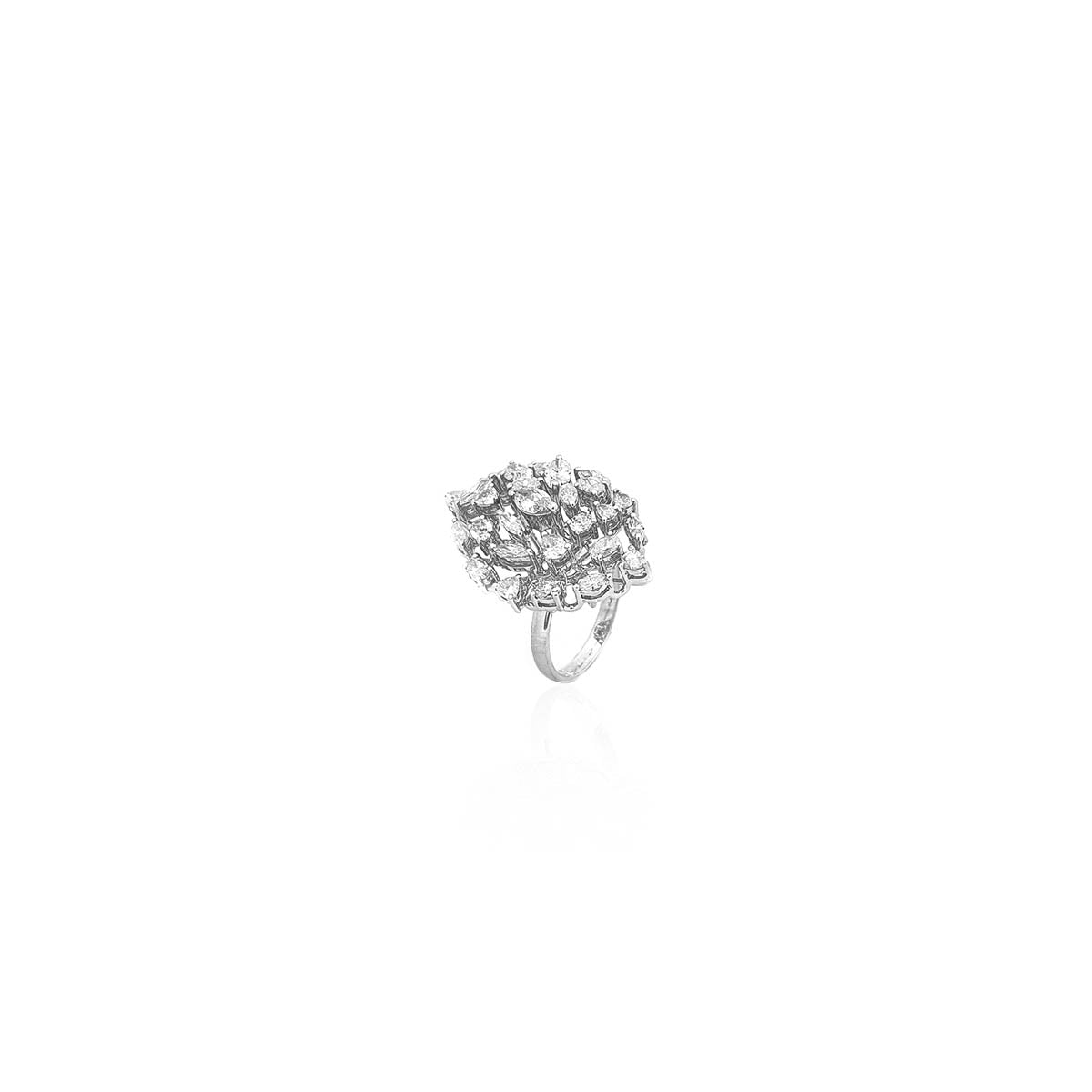 Antonietta Majestic Cluster Diamond Ring