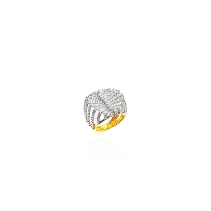 Calynda Stunning Diamond Cocktail Ring