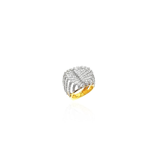 Calynda Stunning Diamond Cocktail Ring