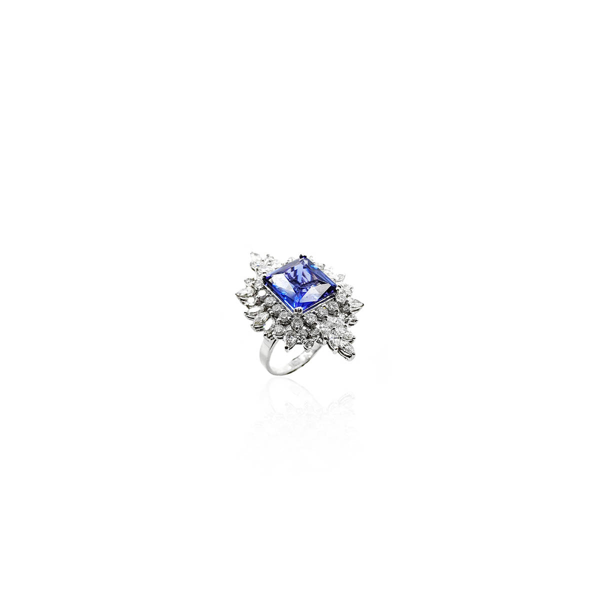 Alrigo Blue Sapphire and Diamond Ring