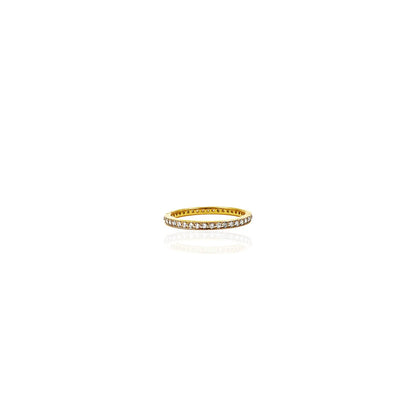 Elena Channel Set Diamond Band Ring