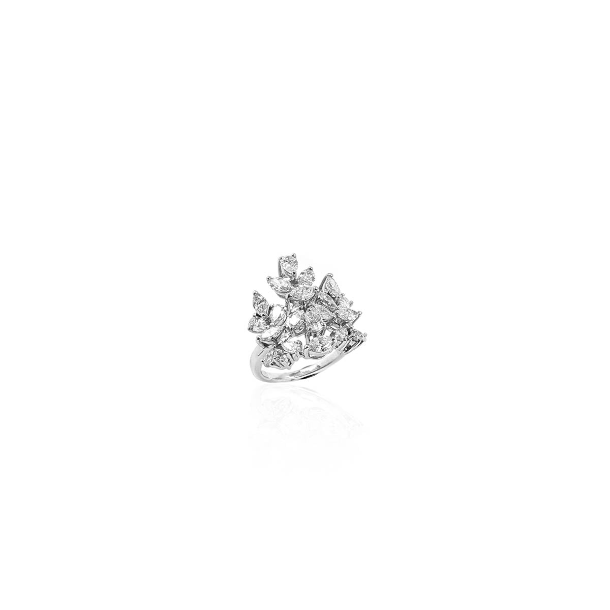 Agnese Fancy Cluster Diamond Ring