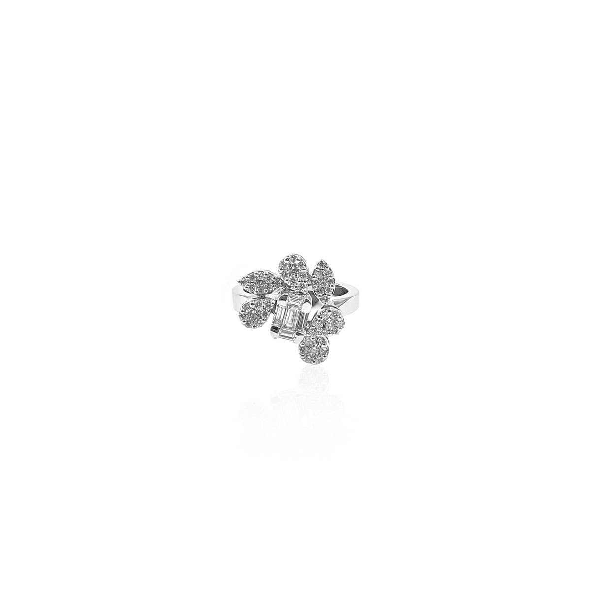 Donella Blossom Diamond Cocktail Ring