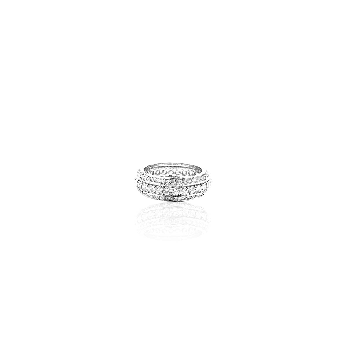 Jemma Dual Liner Diamond Band Ring