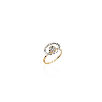 Bamhi Mid Rounded Design Diamond Ring