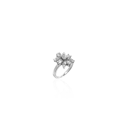 Alessandro Magnificent Cluster Diamond Ring