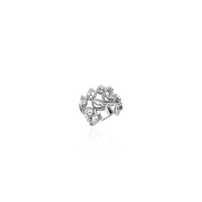 Donnalee Cluster Diamond Cocktail Ring