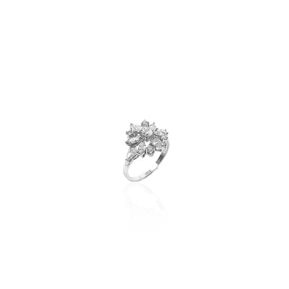 Alessandra Bloom Cluster Diamond Ring