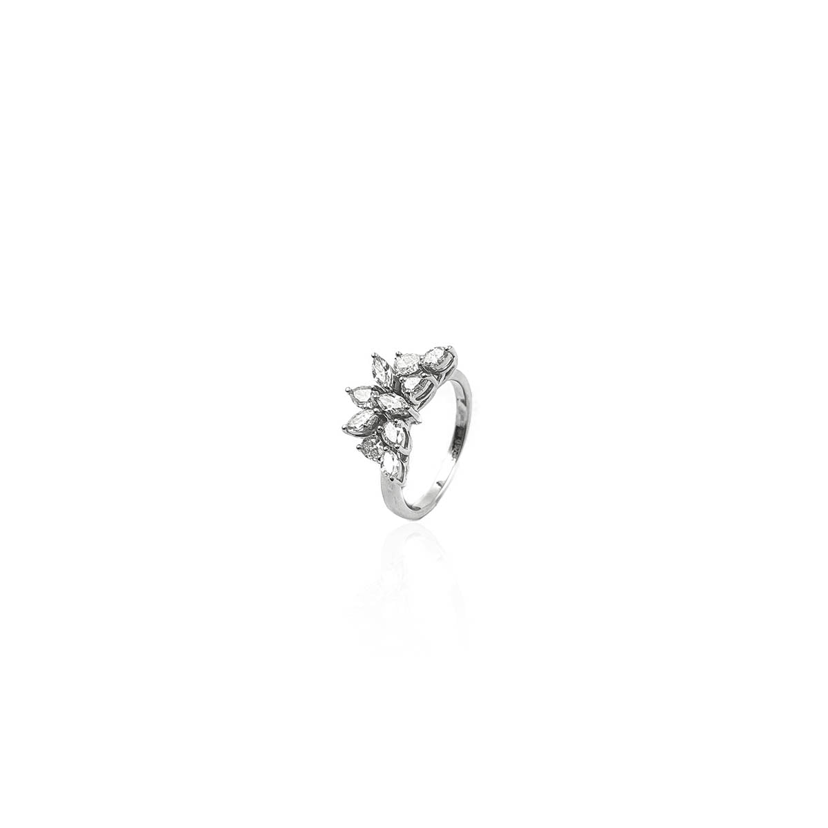 Angelino	Diamond Cluster Ring