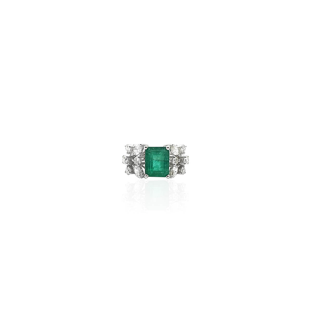 Baptiste Cocktail Look Diamond Ring