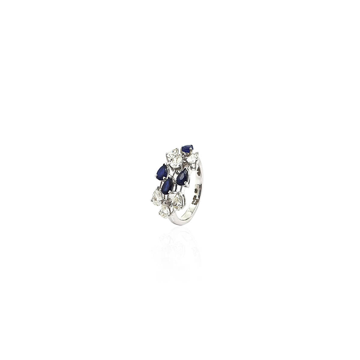 Elda Gemstone Special Diamond Cocktail Ring