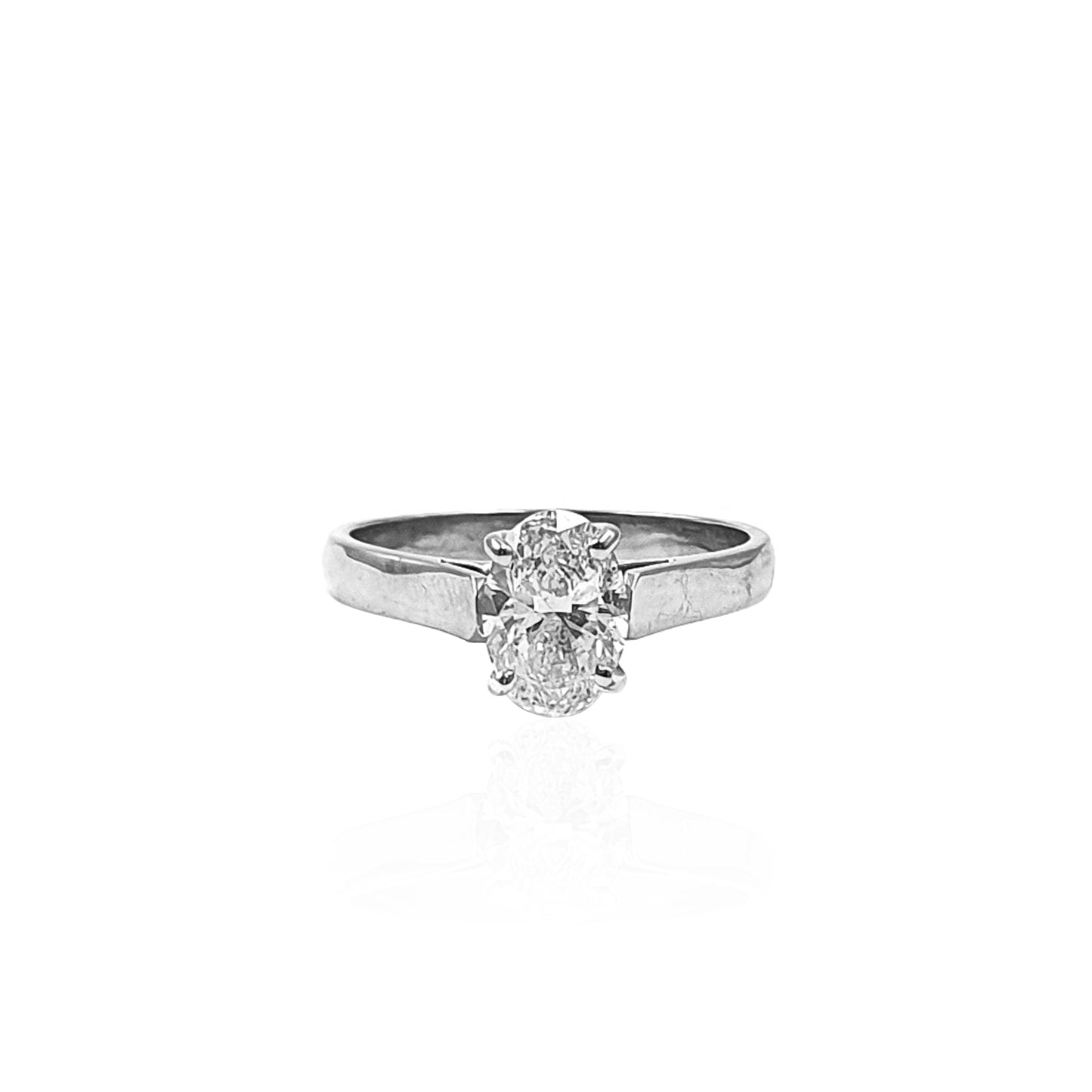 Majestic Splendor Single Oval Solitaire Ring