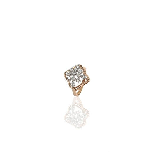 Daily Wear Rose Gold Diamond Ring