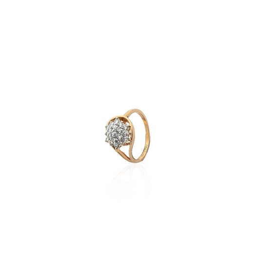 Balbina Dahlia Floral Diamond Ring