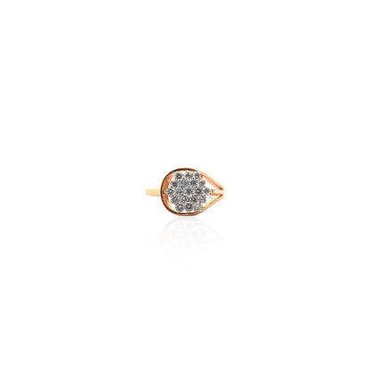 Balbina Dahlia Floral Diamond Ring