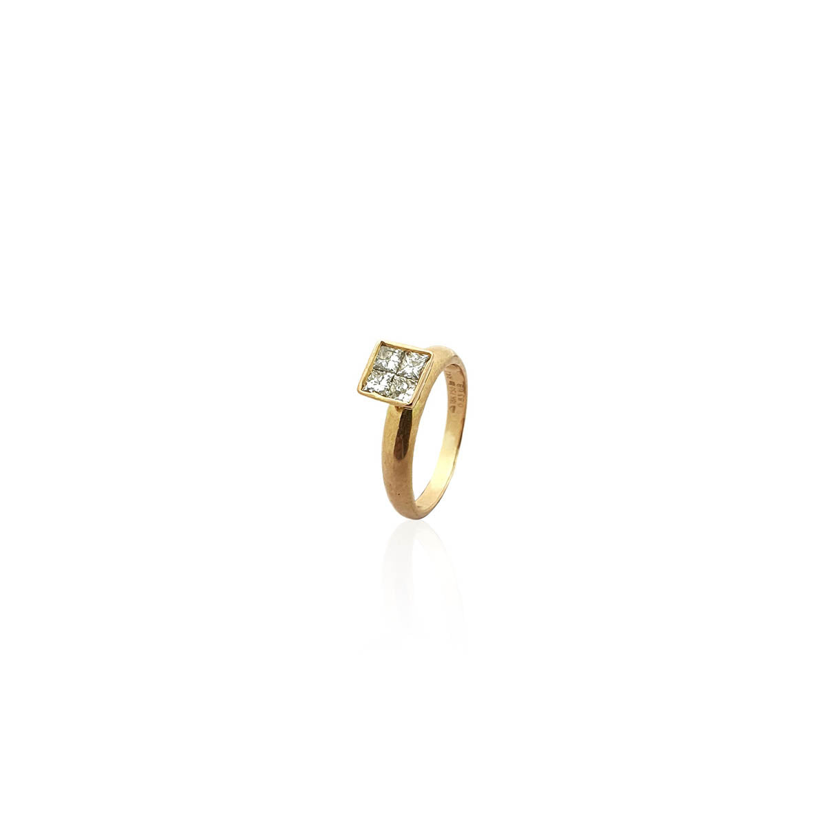 Beatricia Square Shaped Design Diamond Ring