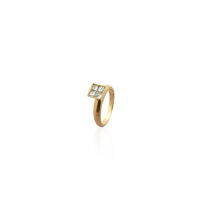 Beatricia Square Shaped Design Diamond Ring