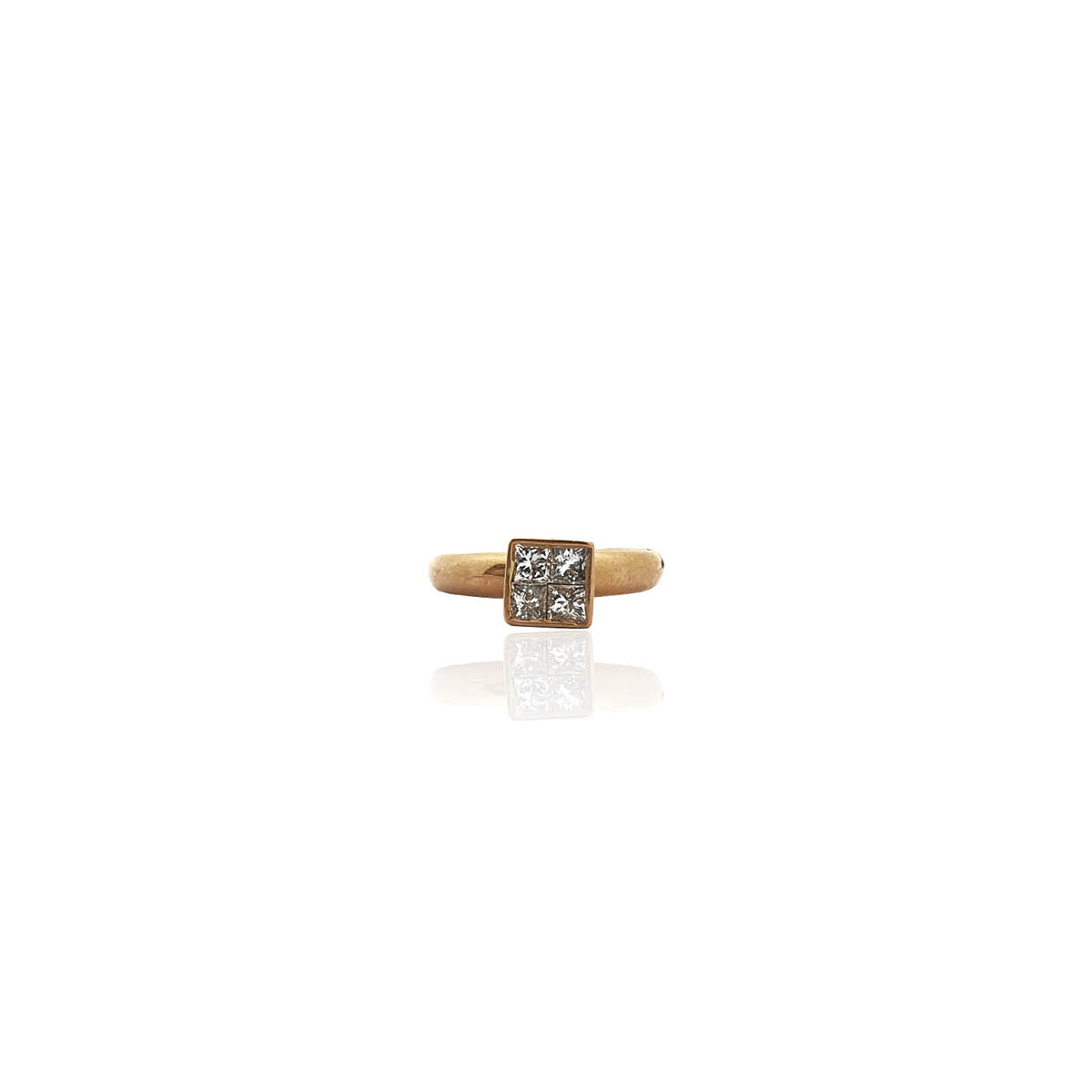 Beatricia Square Shaped Design Diamond Ring