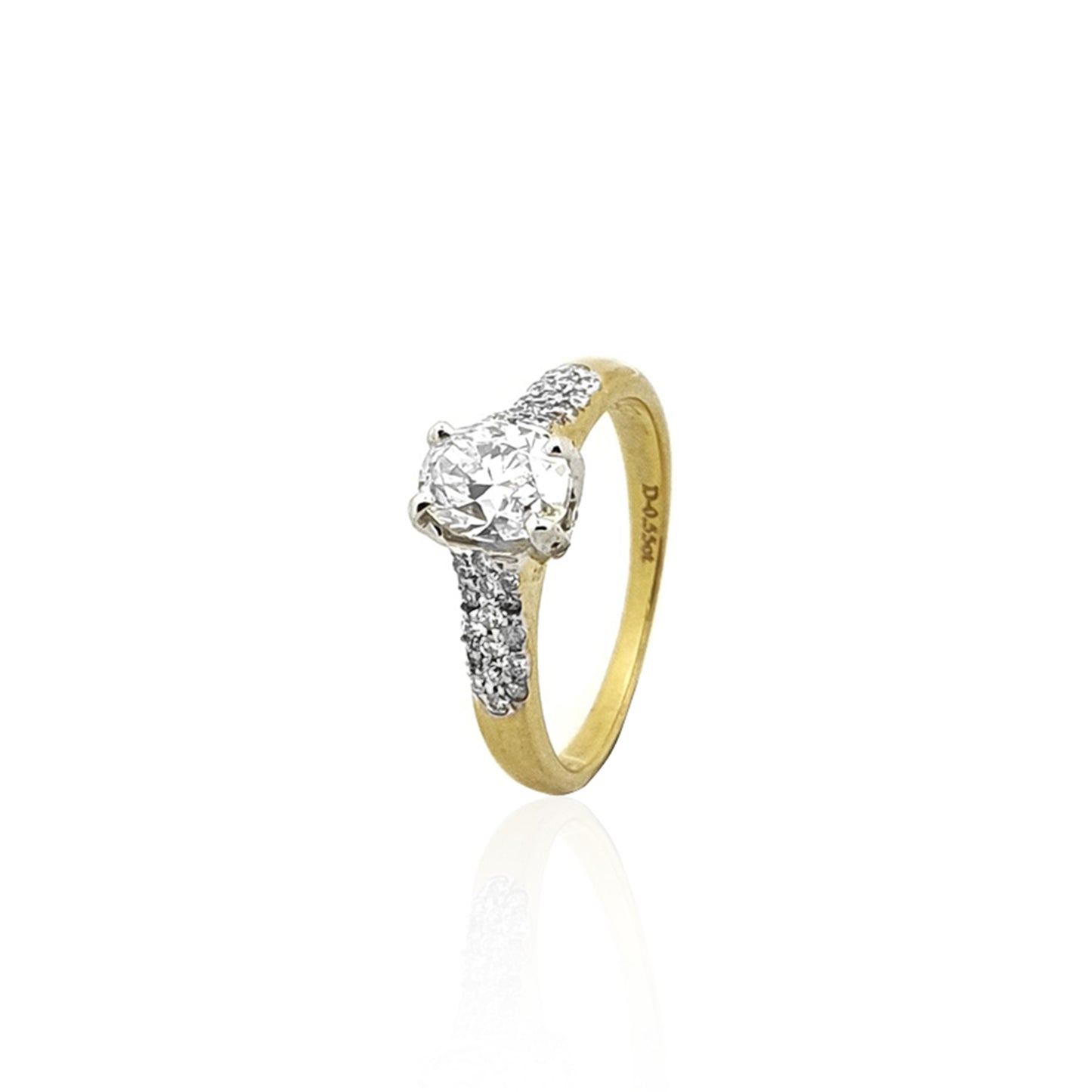 Captivating Elegance Oval Solitaire Ring