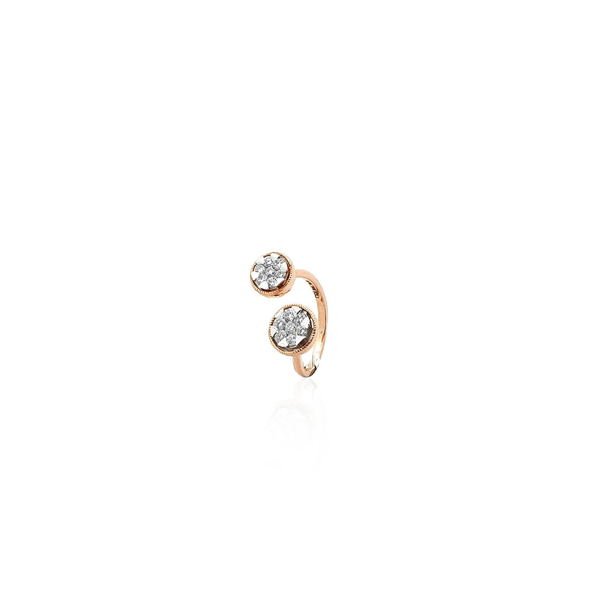 Alcee Round Shape Open Diamond Ring