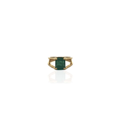 Leonora Radiant Emerald Ring