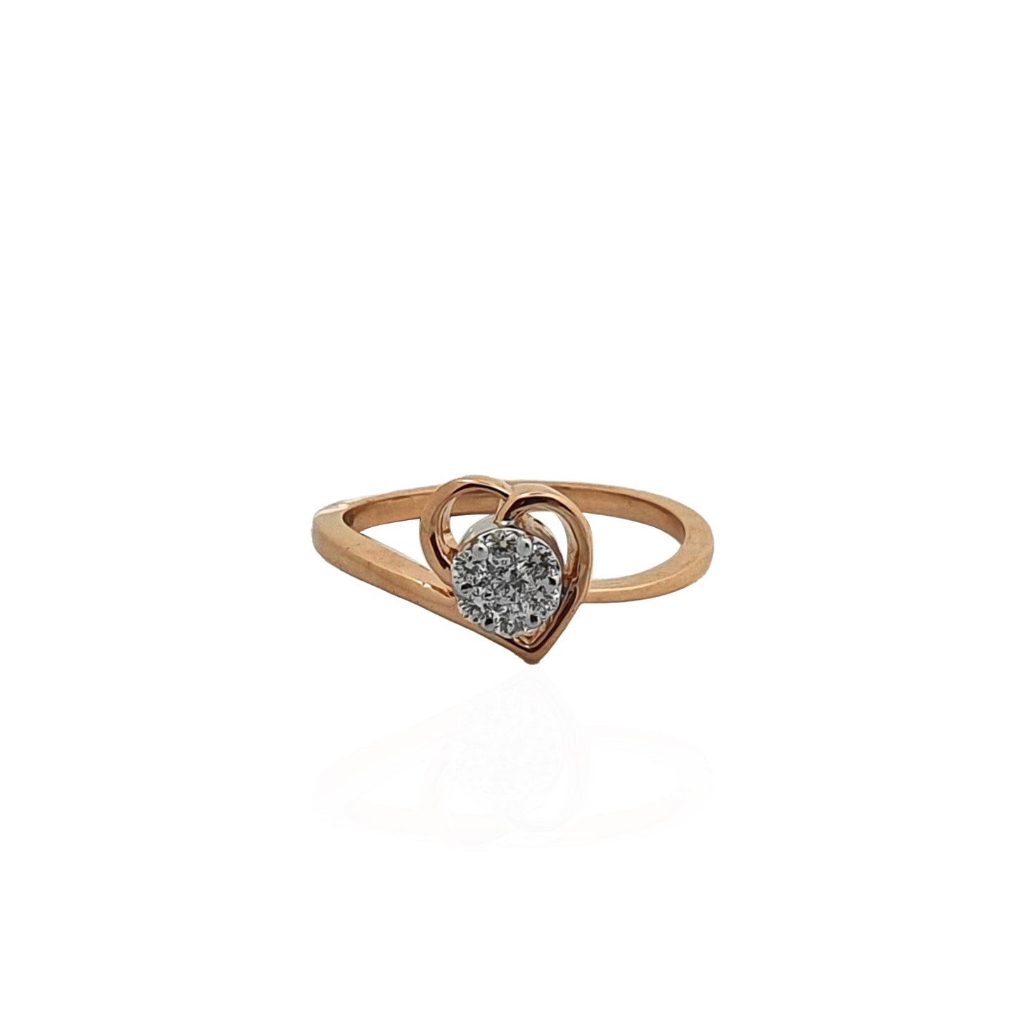 Alcee Heart Diamond Ring