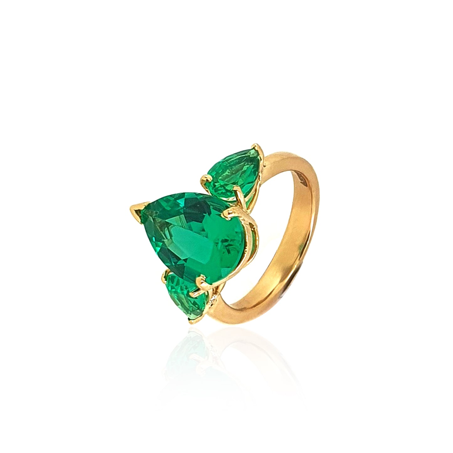 Agnella Emerald Ring