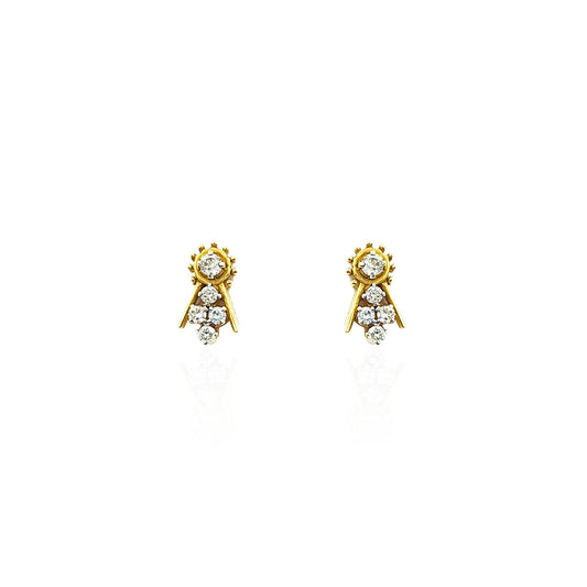 Marquesa Dollish Diamond Stud Earring