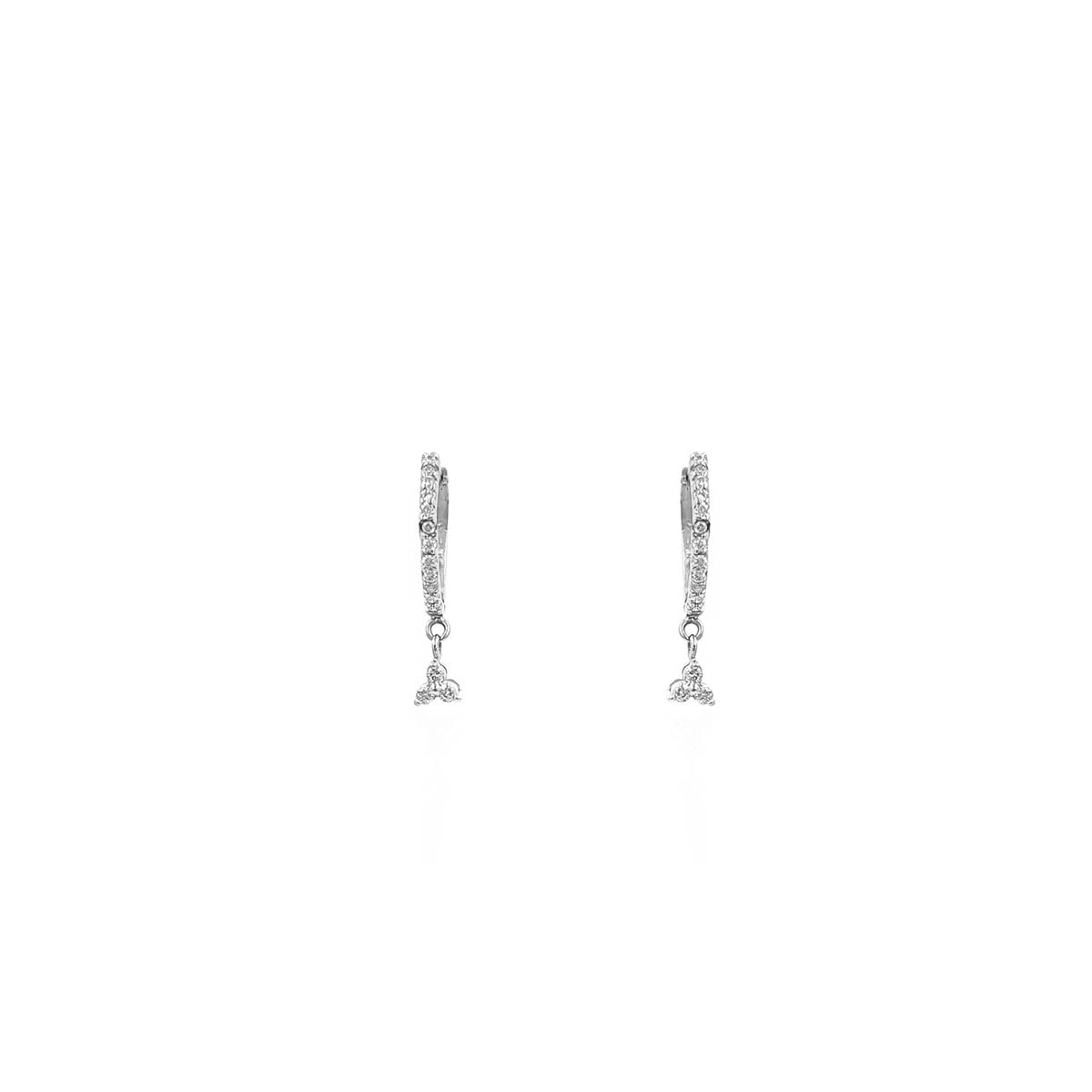 Horatia Diamond Hoop Earring