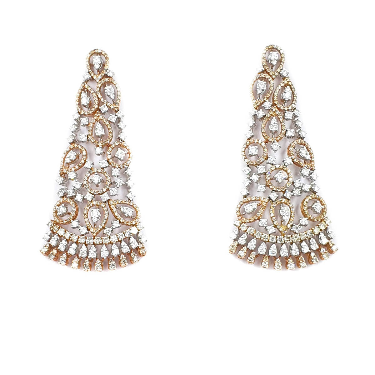 Sabrina Long Dangler Diamond Earring