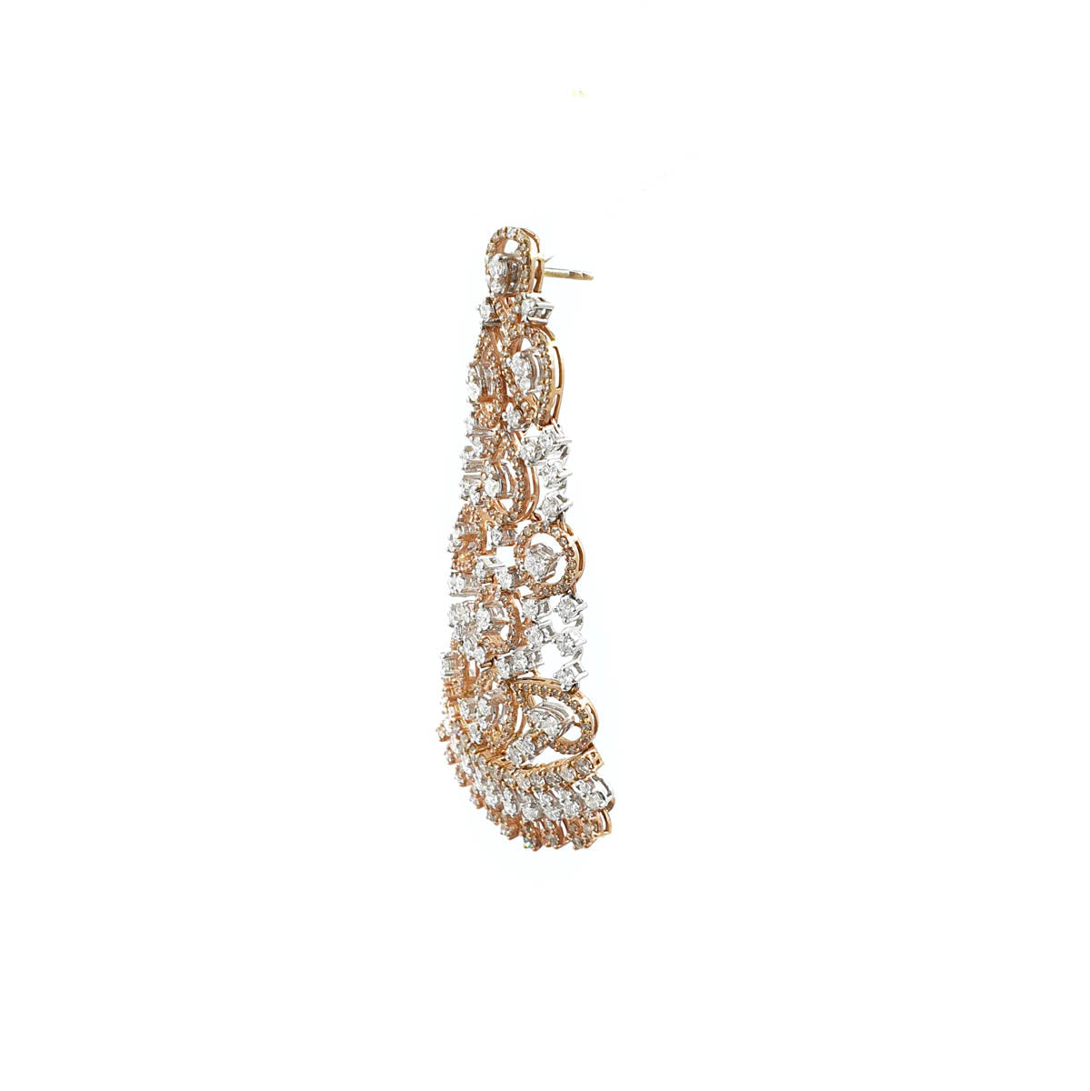 Sabrina Long Dangler Diamond Earring