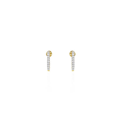 Norah Pleasing Diamond Hoop Earring