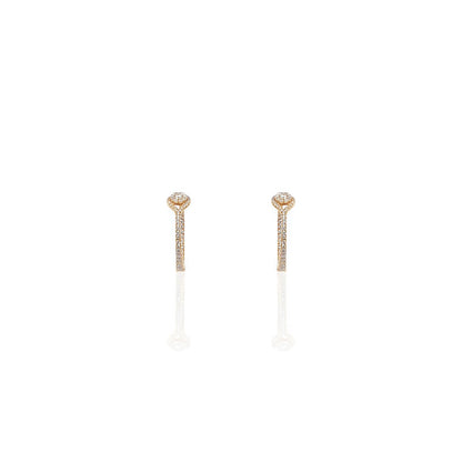 Enea Daily Wear Diamond Hoop Earring