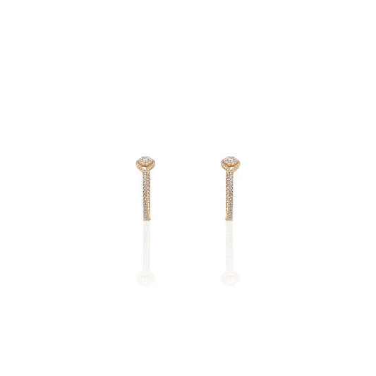 Enea Daily Wear Diamond Hoop Earring