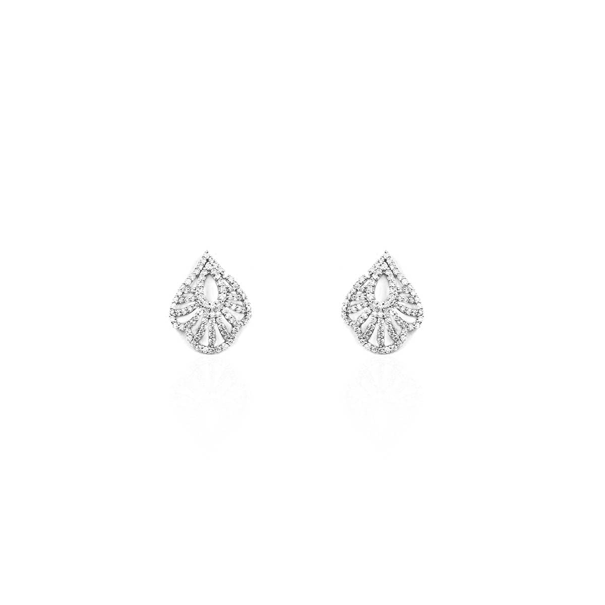 Letizia Glimmer Diamond Stud Earring