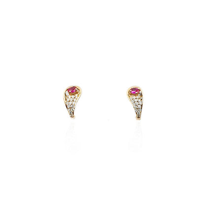 Grazia Diamond Hoop Earring