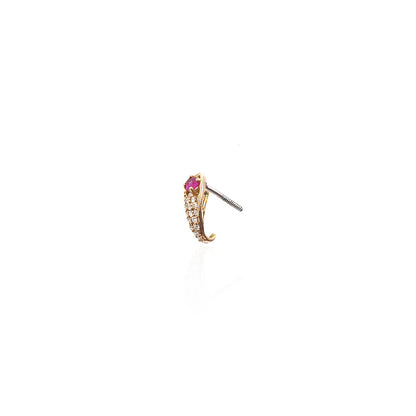 Grazia Diamond Hoop Earring