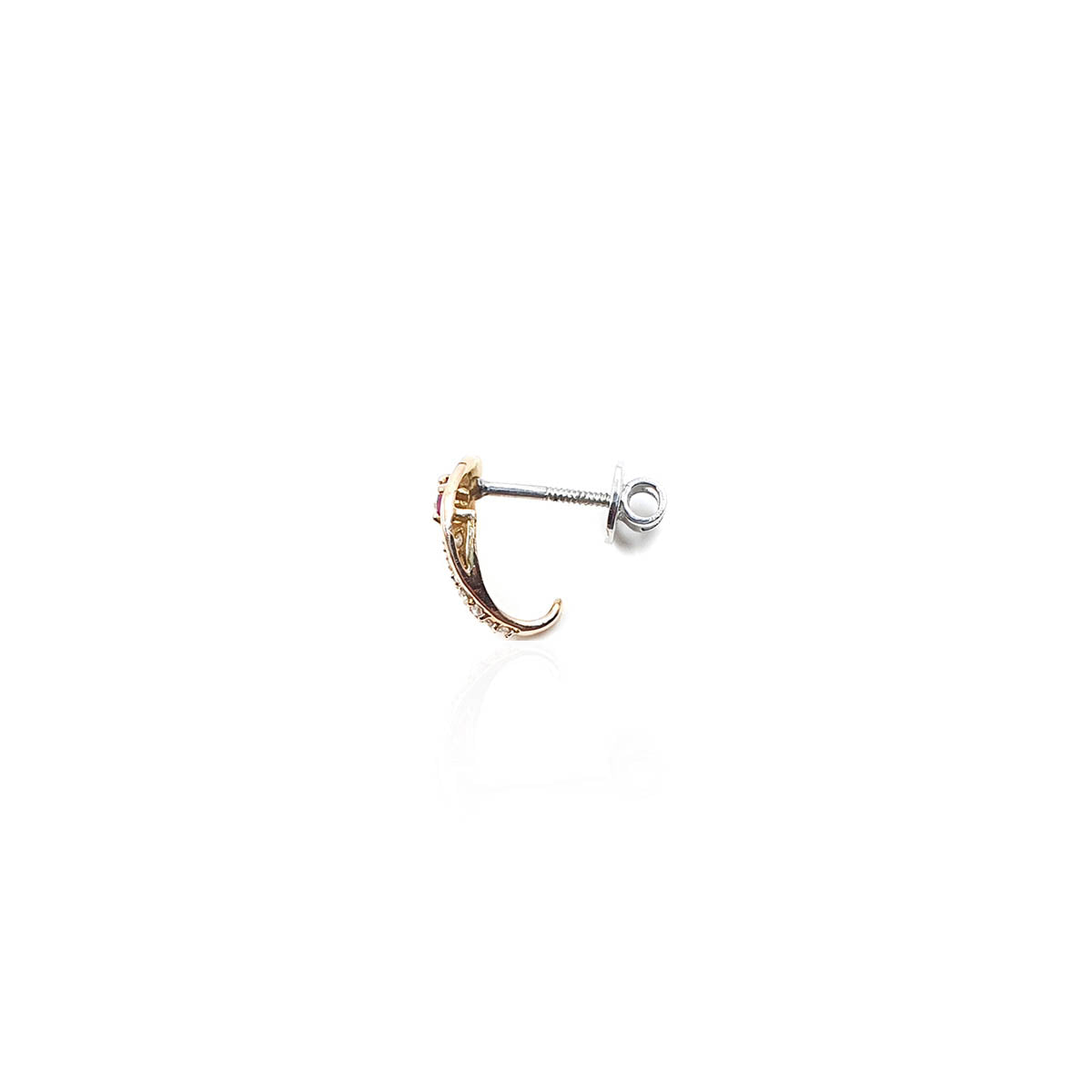 Grazia Diamond Hoop Earring