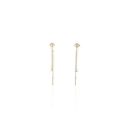 Gianara One Liner Hanging Diamond Earring