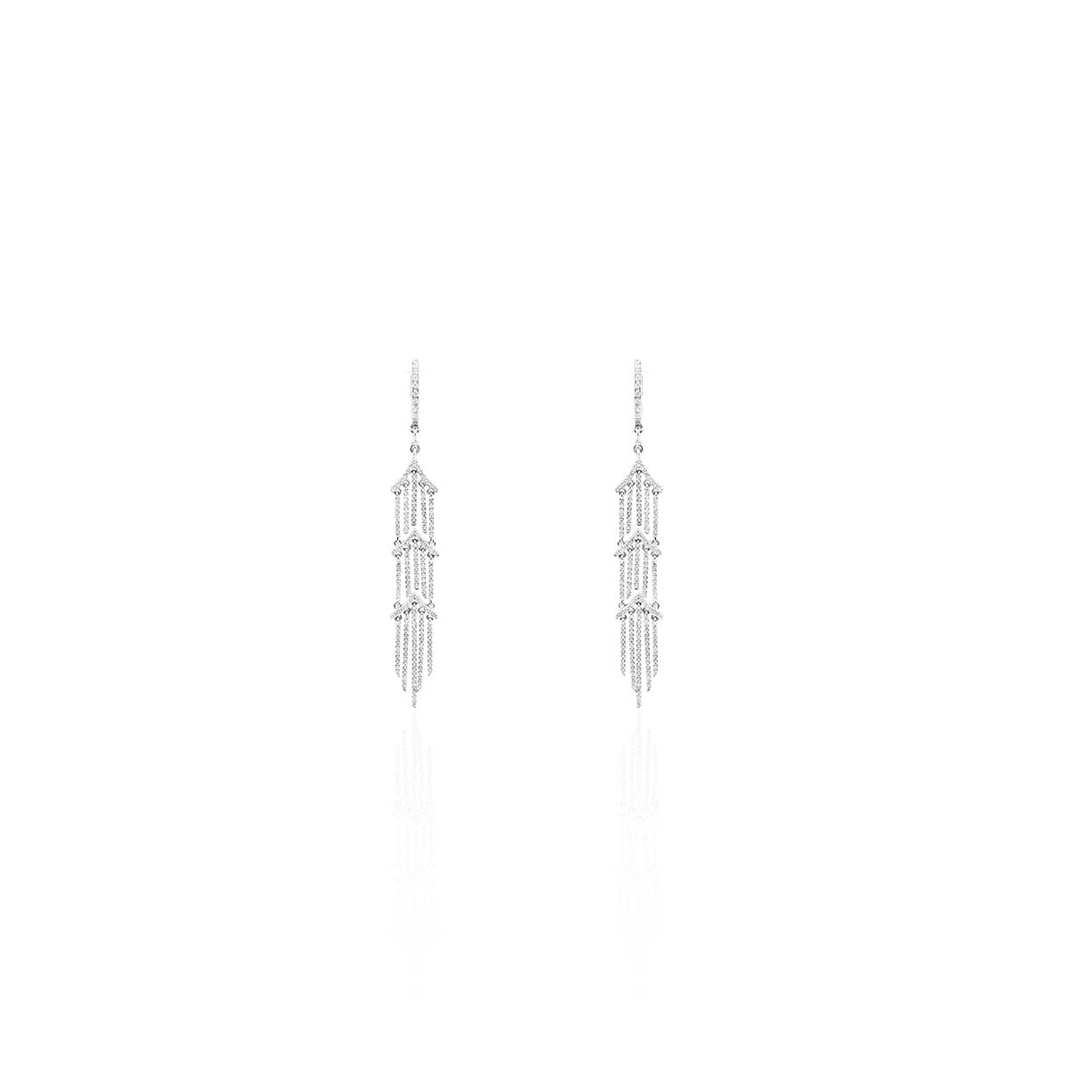 Lucetta Drop Curtain Diamond Earring