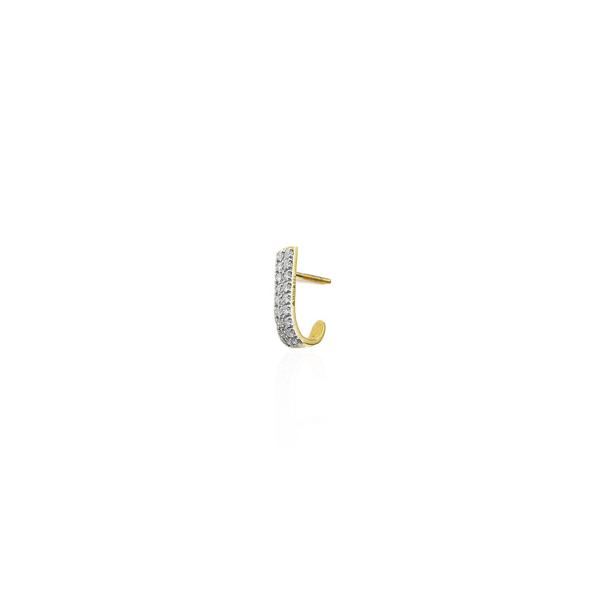 Octavia Fabulous Diamond Hoop Earring