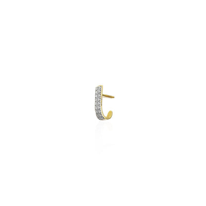 Octavia Fabulous Diamond Hoop Earring