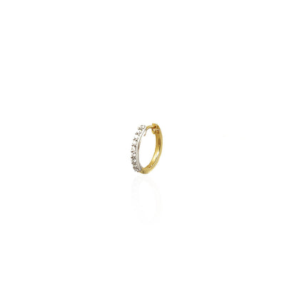 Leonora Diamond Hoop Earring