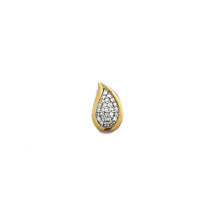 Dantel Daily Wear Leaf Shape Stud Diamonds Tops