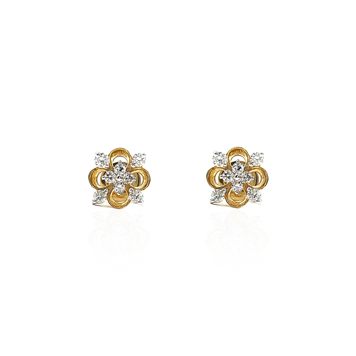 Marietta Shimmer Diamond Stud Earring