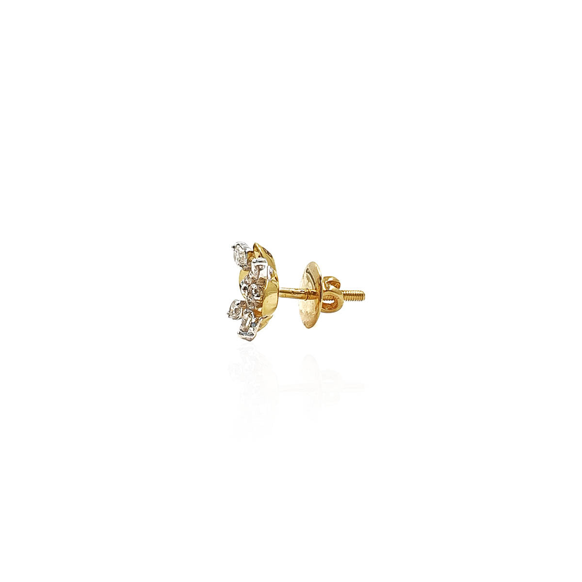 Marietta Shimmer Diamond Stud Earring