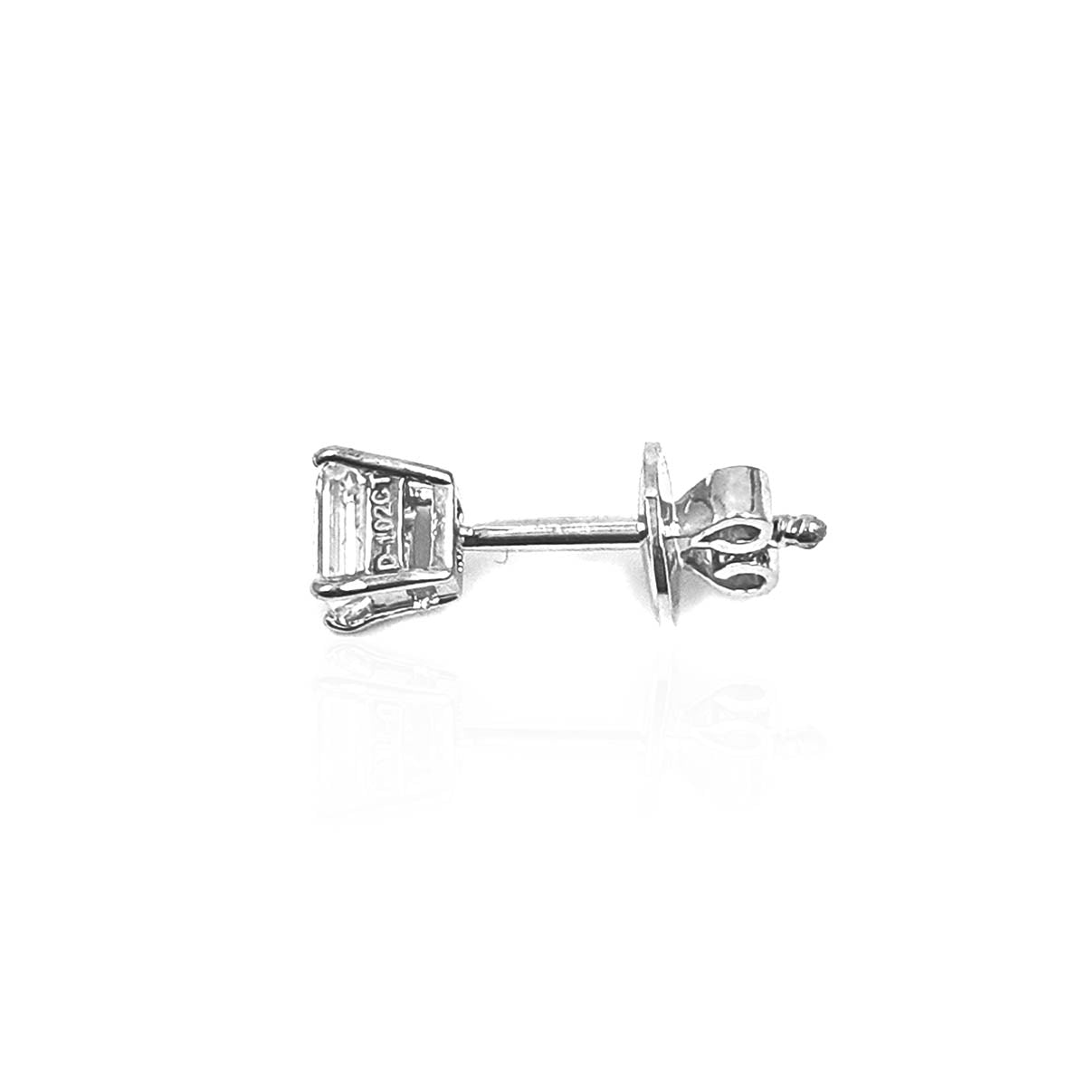 Lucia Diamond Solitaire Stud Earring